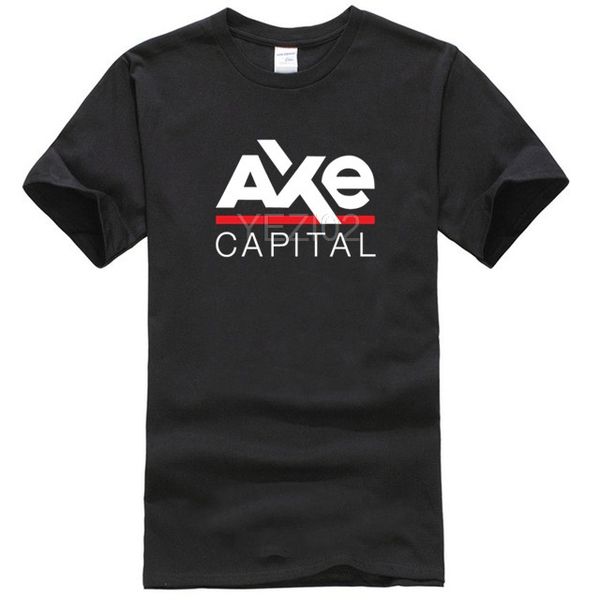 

axe capital inspired by billions printed t-shirt tee 100% cotton humor men crewneck tee shirts fashion summer paried tshirts