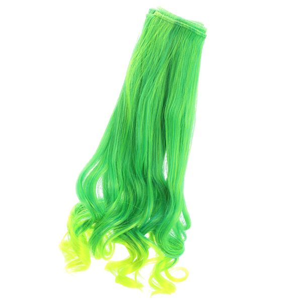 

25x100cm diy long curly wig hair for bjd dolls diy making