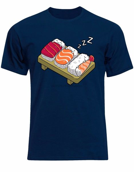 

sleepy sushi cute relax chopsticks roll nori japan soy sauce men tshirt top