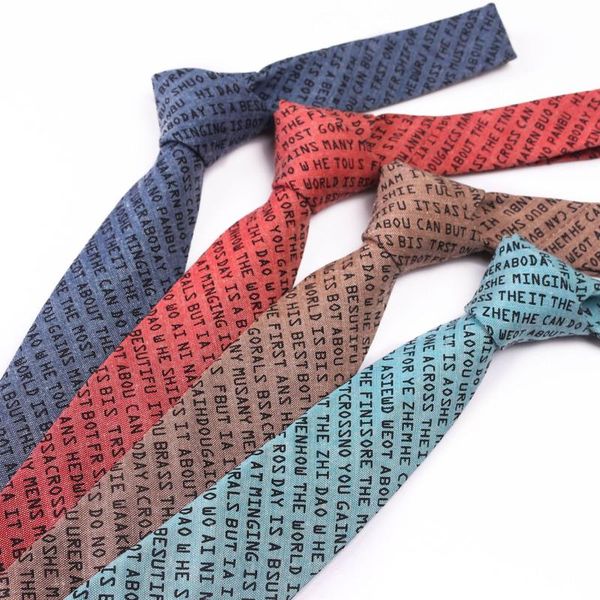 

linbaiway 7cm cotton ties for mens jacquard necktie cravat wedding party dress business gravatas custom logo, Blue;purple