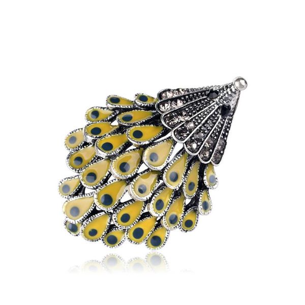 

pins, brooches stereoscopic hedgehog yellow fur antique alloy head enamel brooch wild personality animal women pins jewelry, Gray