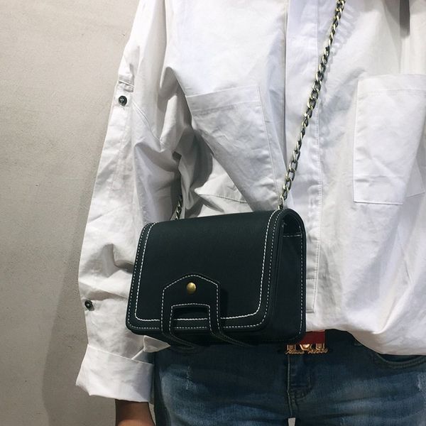 

student mini bag girl's 2020 new style iron chain mori retro shoulder/crossbody bag