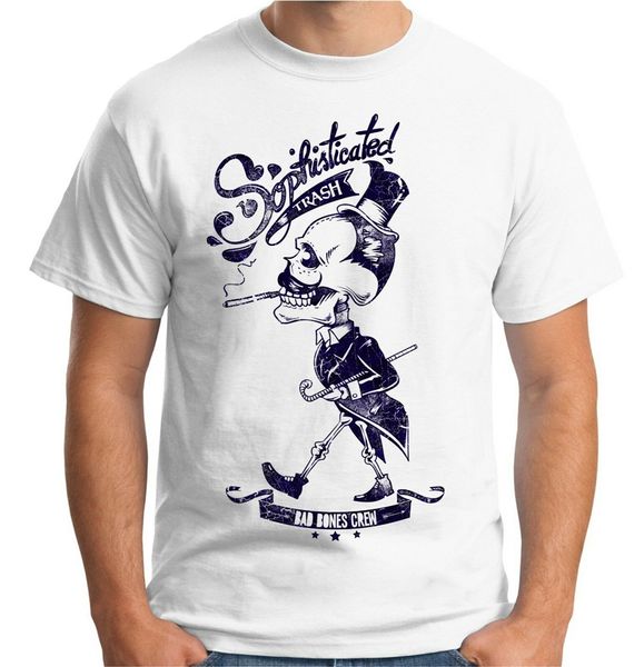 

velocitee mens t shirt sophisticated gentleman upper class trash v106 hip-hop tee shirt