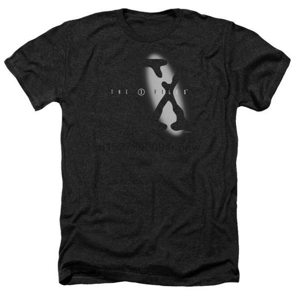 

the x files tv show spotlight logo licensed heather t-shirt all sizes