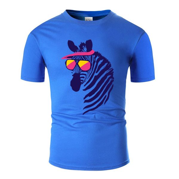 

customize crazy zebrah t-shirt for mens 100% cotton famous crew neck solid color awesome men tshirts 2020 plus size s-5xl