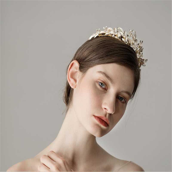 

new design pearls crystal shining pageant tiaras hairbands wedding hair accessories
