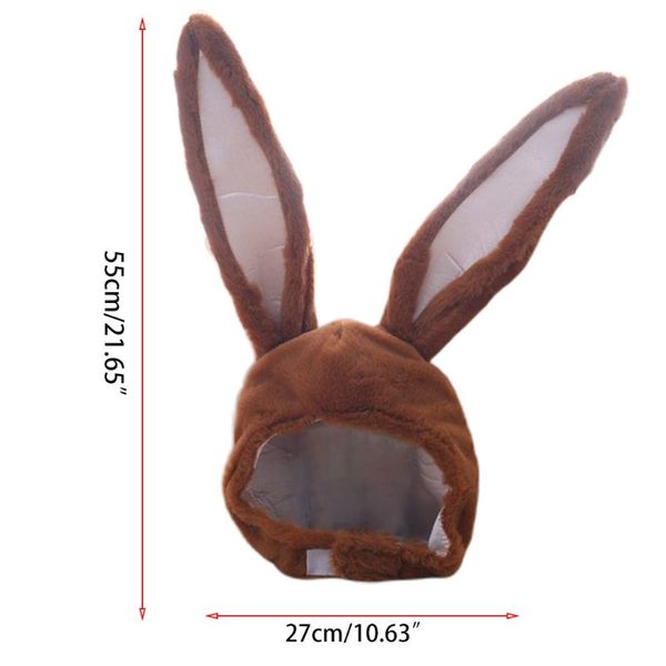 

japanese cute plush funny eastern ears cap mask kids halloween party cosplay animal hood hat winter warm costume, Blue;gray