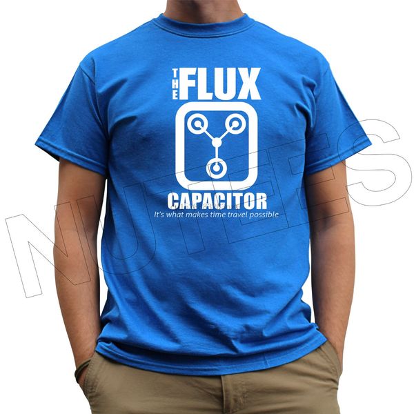 

the flux capacitor back to the future funny men ladies kids t-shirt vest s-xxxl classic cotton men round collar short sleeve