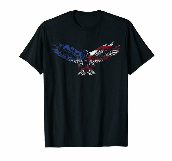 

black american flag eagle shirts for men women for 4th of july 100% cotton colorful tee shirt