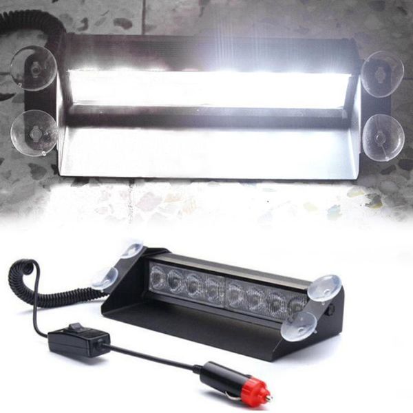 

flashing dash strobe light warning light emergency lamp 24 x 9.8 x 5.1cm 8 led