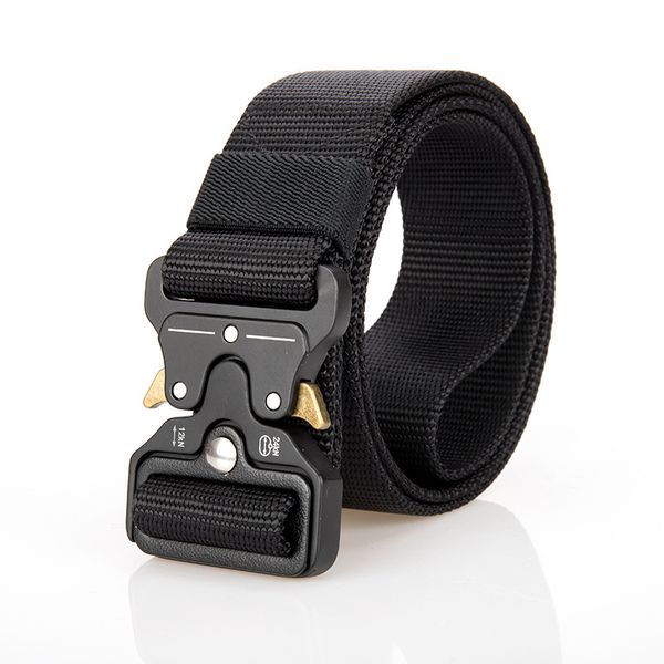 

nylon belt men army tactical belt molle swat combat belts knock off emergency survival waist tactical gear, Black;brown
