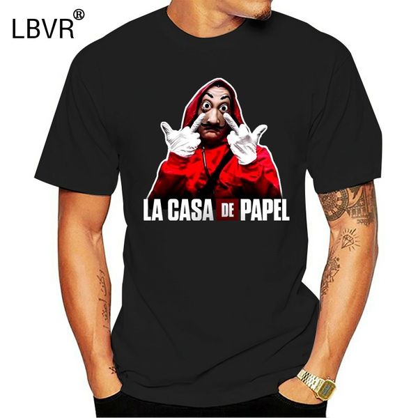 

camiseta famous house of paper money heist la casa de papel t shirt men fashion cotton short sleeve plus size team t-shirt homme