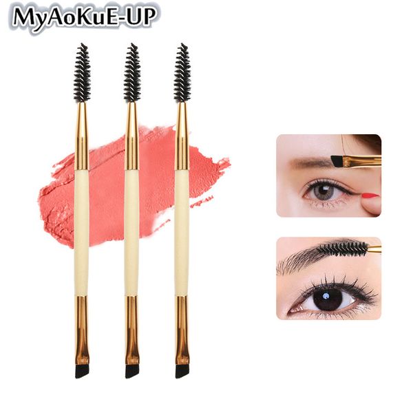

cosmetic eyebrow brushes eyebrow comb double head brushes professional makeup for eye brow makeup