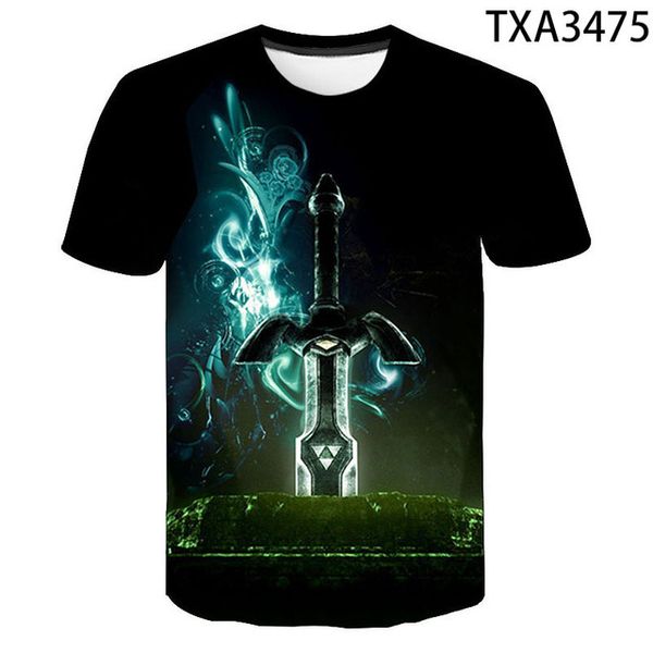 

new zelda clothing wild street anime trend quality 3d print shirts kawaii horror aesthetic men clothing