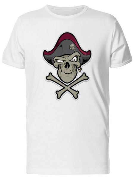 

funny pirate skull sports men's tee -image by cool tee shirt