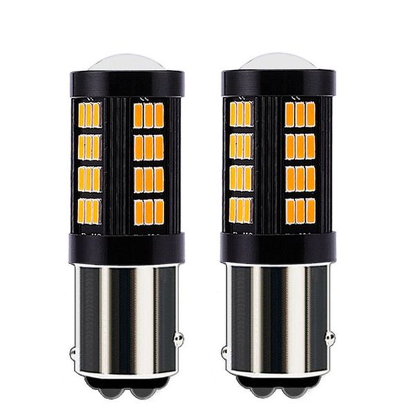 

2pcs 1157 p21/5w bay15d 66 led car direction indicator bulbs brake lights auto rear fog lamp daytime running light