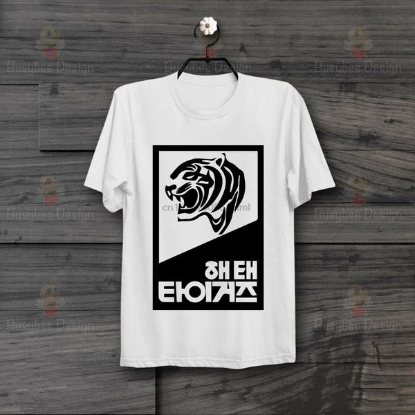 

haitai tigers korean baseball team 80s seoul retro cool t shirt