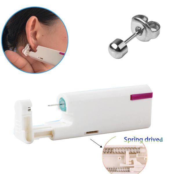 Unidade de piercing de orelha descartáveis ​​3ª geração orelhas de armas de pregos para mulheres e homens