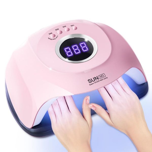 

sun uv 180w/120w/54w lamp for nails 45 leds uv led nail lamp nail dryer ice for curing gel polish fast shiping&sun m3