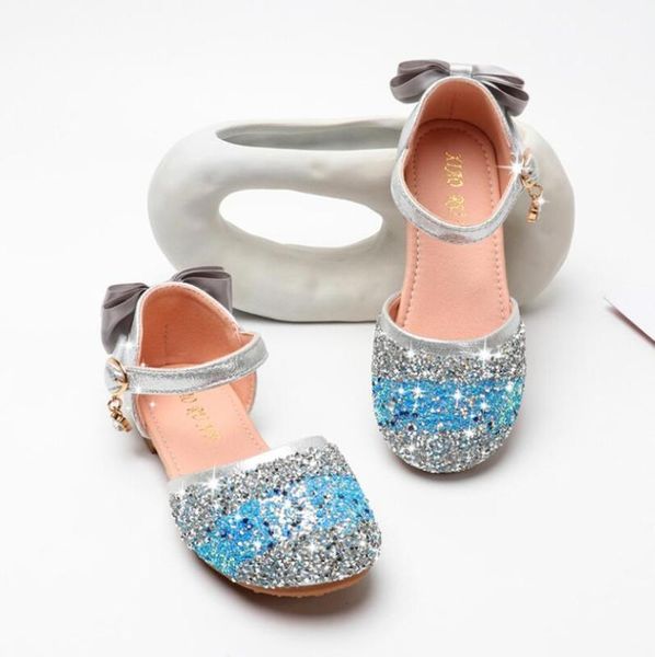 

девушки партии обувь принцессы сандалии кожа блеск кристаллов стразы knot детская обувь sneaker дети рождественский подарок, Black;red