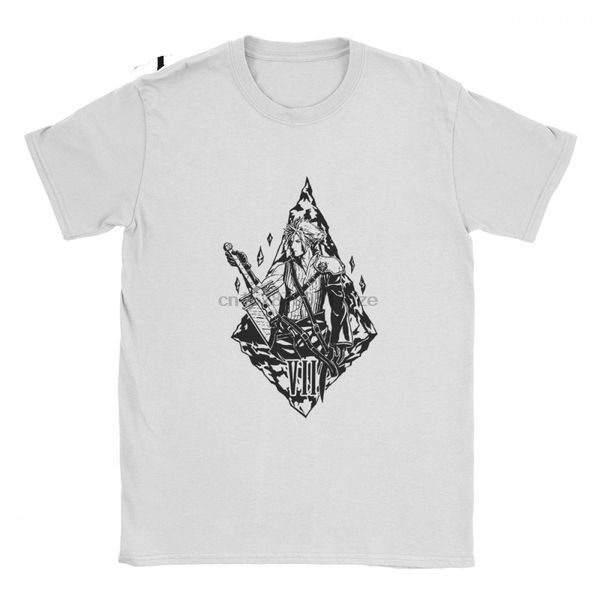 

vii final fantasy t shirts men cotton t-shirts cloud ff7 video game strife shinra soldier chocobo tees short sleeve 4xl 5xl