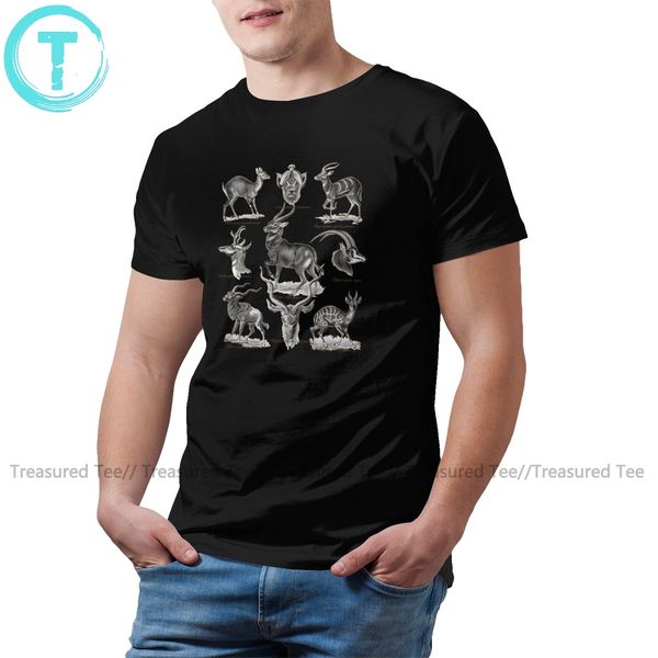 

gazelle t shirt antelopes t-shirt print big tee shirt mens 100 percent cotton short sleeve fun tshirt