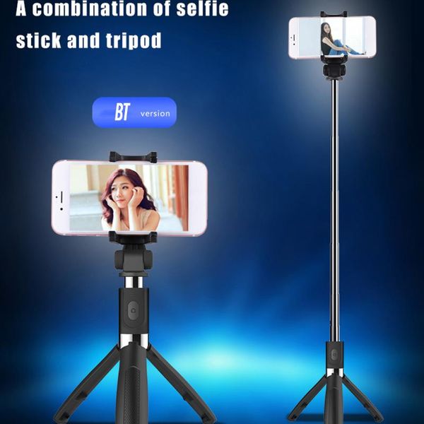 

andoer wireless bt monopod black white tripode shutter remote extendable multifunctional mini live tripod for phone accessories