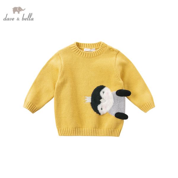 

dbs15399-1 dave bella winter baby girls christmas cartoon knitted sweater kids fashion toddler boutique, Blue