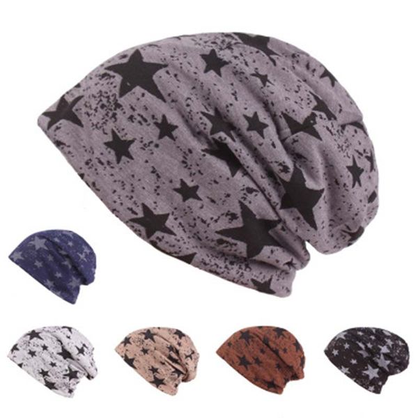 

five-pointed star baotou hat men and women hooded hat autumn and winter warm double cotton earmuffs riding h53, Blue;gray