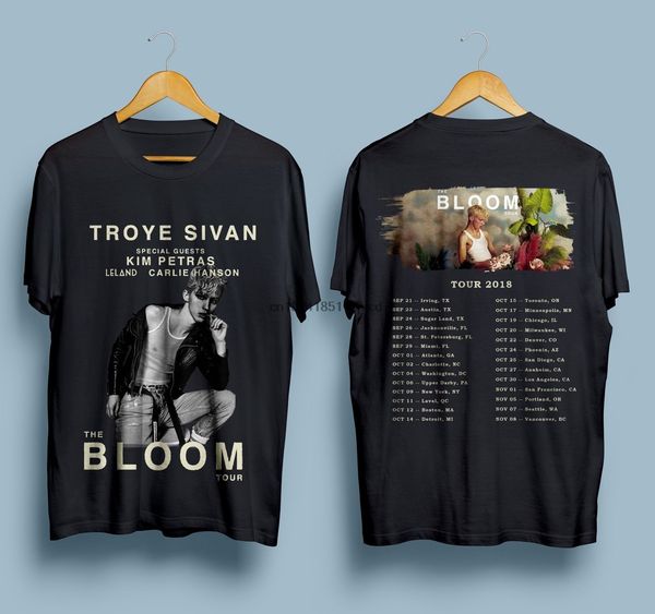 

новый сиван цветении tour 2018 футболка мужская размер s-3xl 2018 мода 100% хлопок slim fit top o-neck t-shirt плюс размер