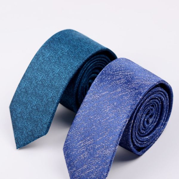 

2020 designer new fashion 6cm slim ties for men business neckties simple wedding party casual work accessories with gift box, Black;gray
