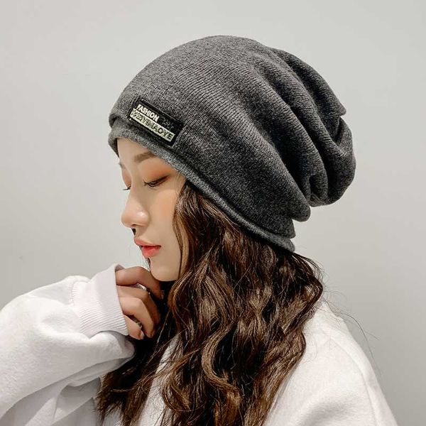 

beanie/skull caps female beanies wool hair winter hats for women casual autumn knitted beanie girl fashion bonnet cap soft hat, Blue;gray