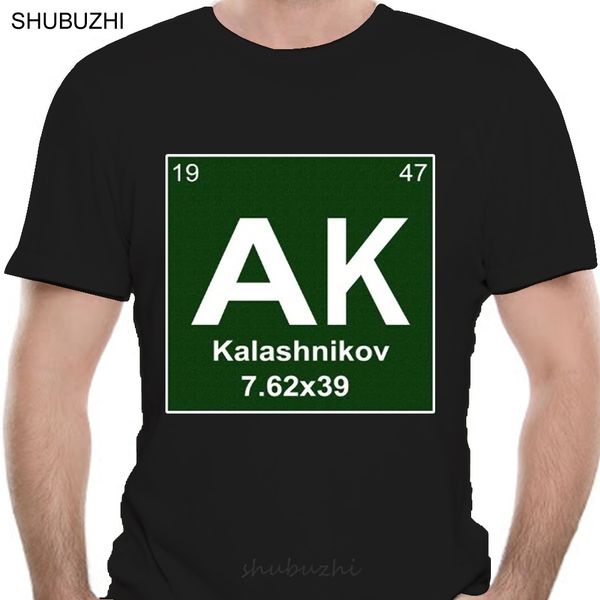 

fashion style casual short sleeve for men clothing summer ak kalashnikov 7.62x39 customize tee shirts