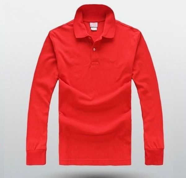 Mens polo lacoste manica lunga da uomo Donne casuale di polo lunga del manicotto di modo coccodrillo polo shirtfrance stile autunno e inverno paio