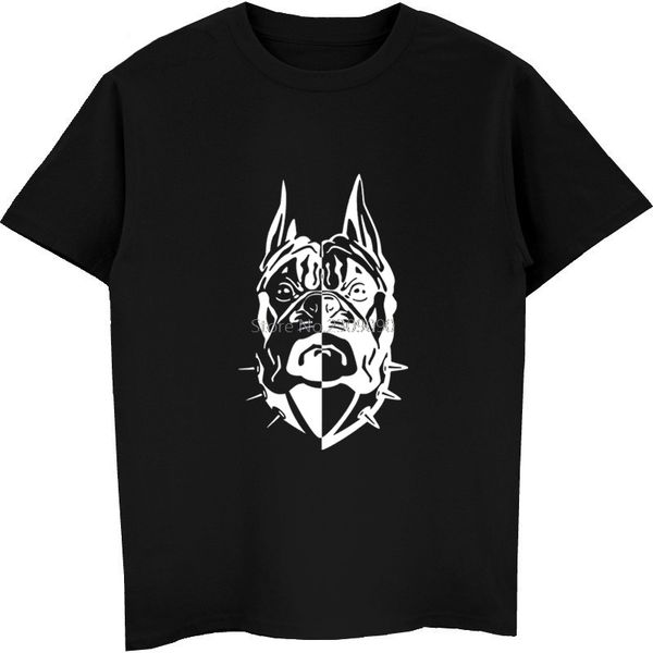 

casual men short sleeve t shirt love boxer dog print funny men t-shirt summer male cotton shirt hip hop tees