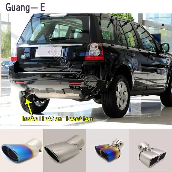 

for ander 2 2010-2020 car stickers muffler exterior end pipe dedicate exhaust tip tail outlet ornament 1pcs