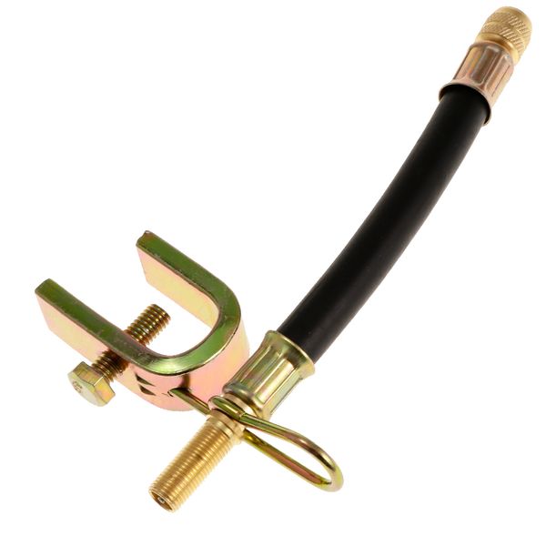 

car truck flexible rubber wheel tire valve extension adaptor 140mm with clip