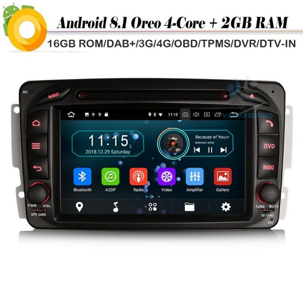 

dab+ for benz class c/g/clk vito viano w463 w209 android 8.1 autoradio car stereo car radio player wifi 4g gps dvr obd