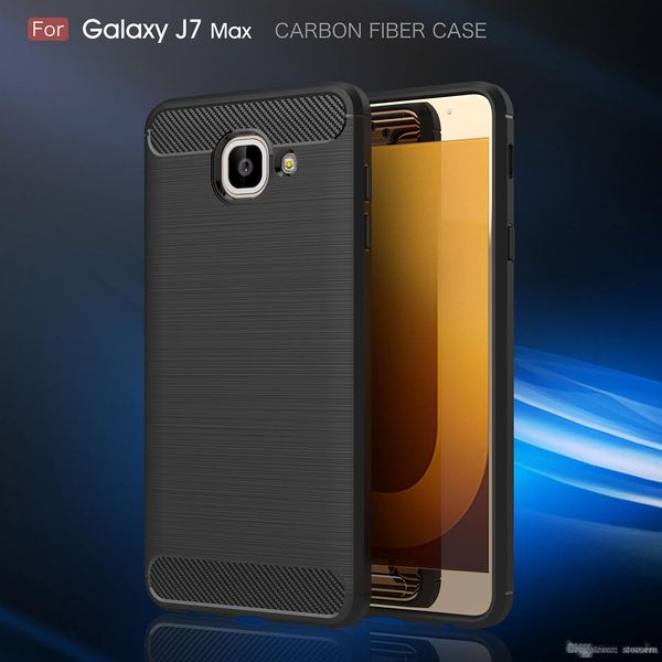 

carbon fiber case for samsung galaxy j7 max g530 grand prime j2 j1 mini prime c9 pro c7 c5 brushed silicone soft rubber back cover