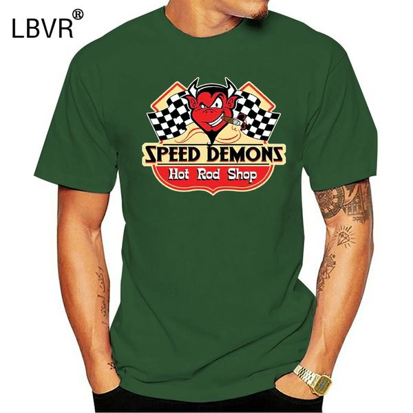

speed demons rod shop long sleeve t-shirt cigar american classic racing tee men women t shirt