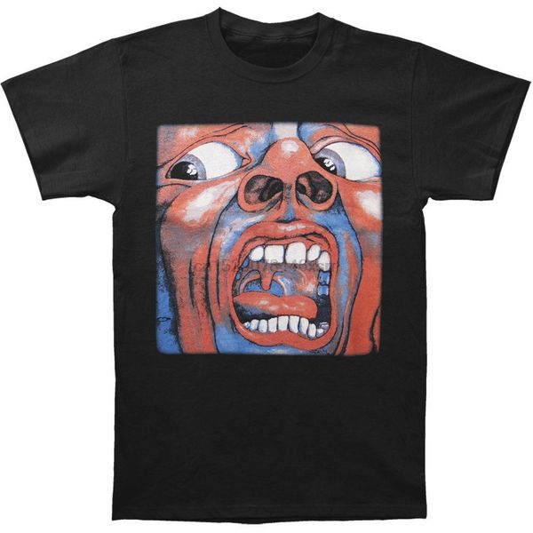 

king crimson мененские суд кримсон кинг t shirt black мода мент рубашки