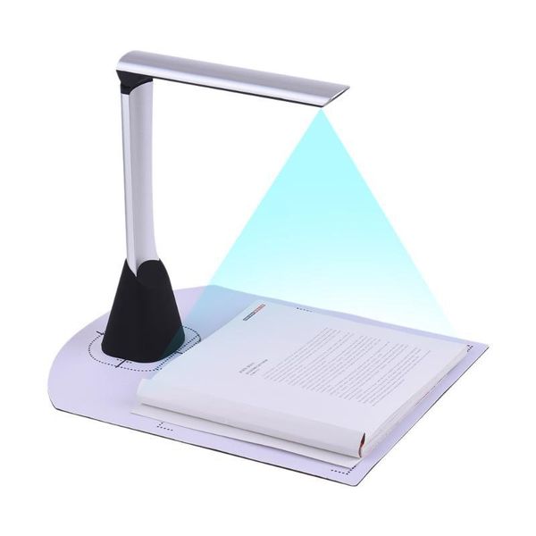 

a4 portable high speed usb book picture document camera scanner 5 mega-pixel hd high-definition max with ocr function led light