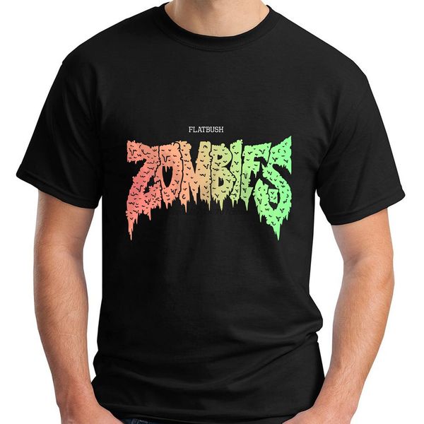 

flatbush zombies rapper hip hop short sleeve black men t-shirt