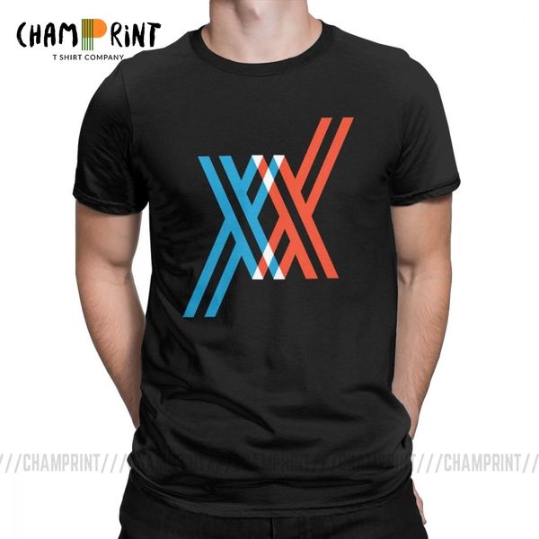 

darling in the franxx t shirt men round collar short sleeve tees cotton t-shirt funny gift clothes plus size summer tee