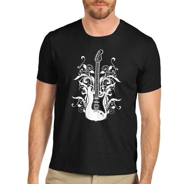 

2019 new short sleeve casual men's acoustic guitar t shirt funny clothing t shirts