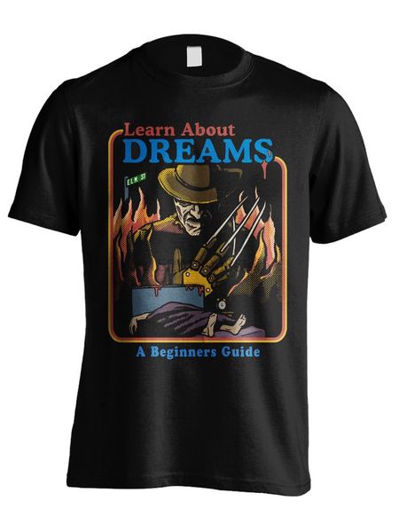 

nightmare on elm street dreams official freddy krueger black mens t-shirtcool casual pride t shirt men fashion tshirt