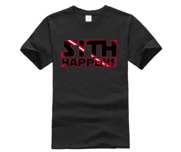 

men printing short sleeve tshirt trend sith happens cotton fashion 2019 trend t-shirt