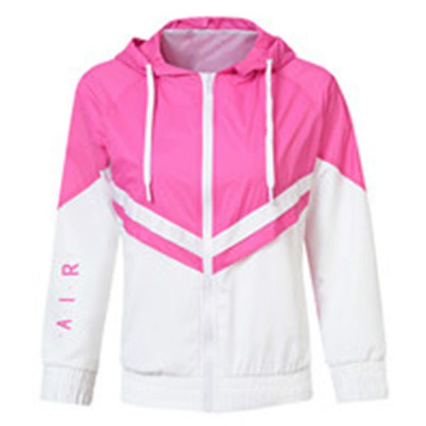 

women jackets coat fashion new stylish hooded jacket women windbreaker zipper hoodies high qualuty sportwear clothing, Black;brown