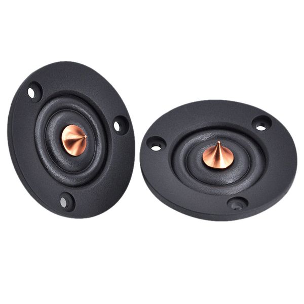 

2pcs 2-дюймовый шелковый твитер е high-end hifi 4 ом 30w пассивная спикер treble horn автомобилей автомобильные выступающие