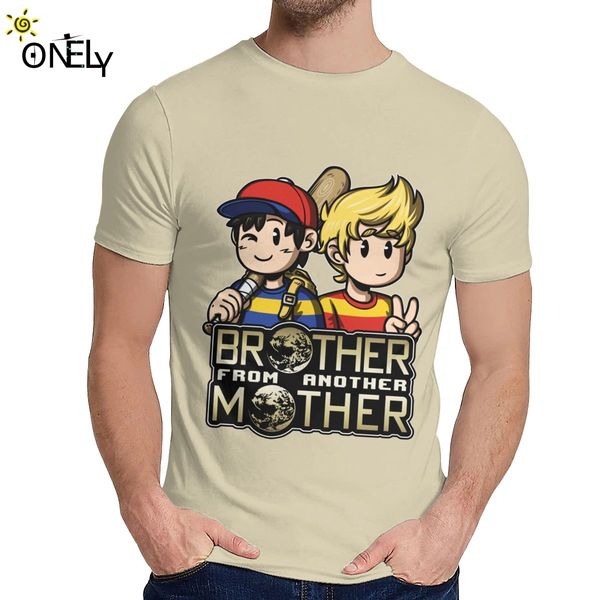 

последние другая мать ness лукас earthbound rpg tee man стильный хлопок футболка вокруг шеи